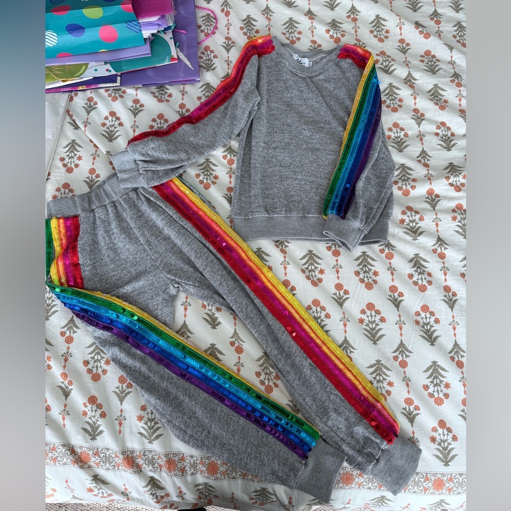 Lola & the Boys Rainbow Tracksuit